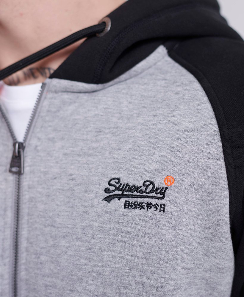 Superdry orange label raglan hoodie hot sale