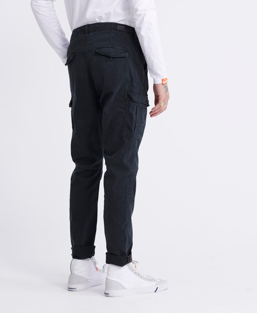 Mens - Surplus Cargo Trousers in Washed Black | Superdry UK