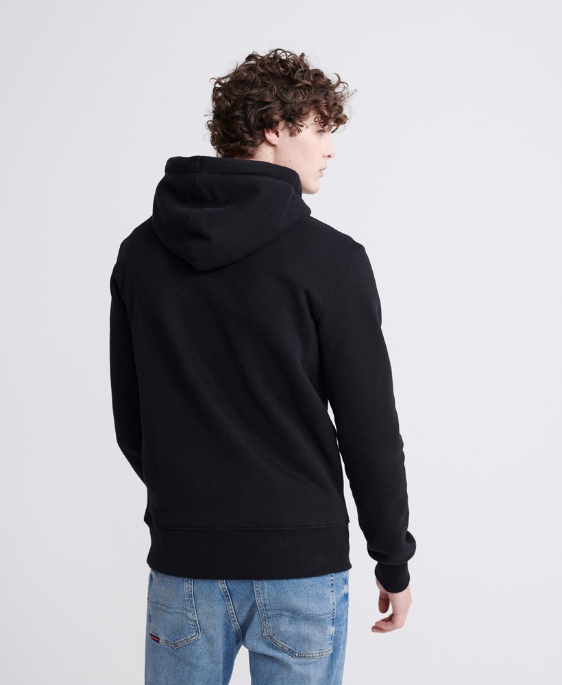 Mens - Mono State Athletic Hoodie in Black | Superdry UK