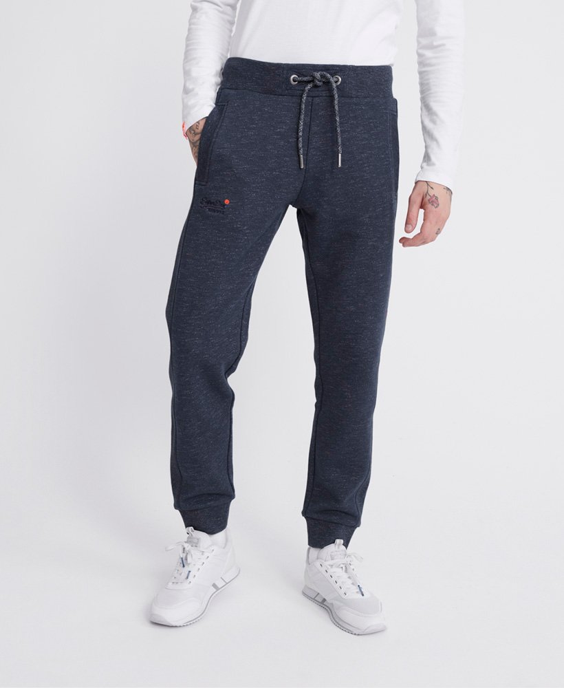 Mens - Orange Label Classic Loopback Joggers in Abyss Navy Feeder ...