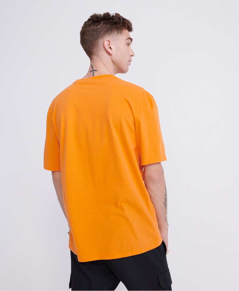 neon orange oversized t shirt