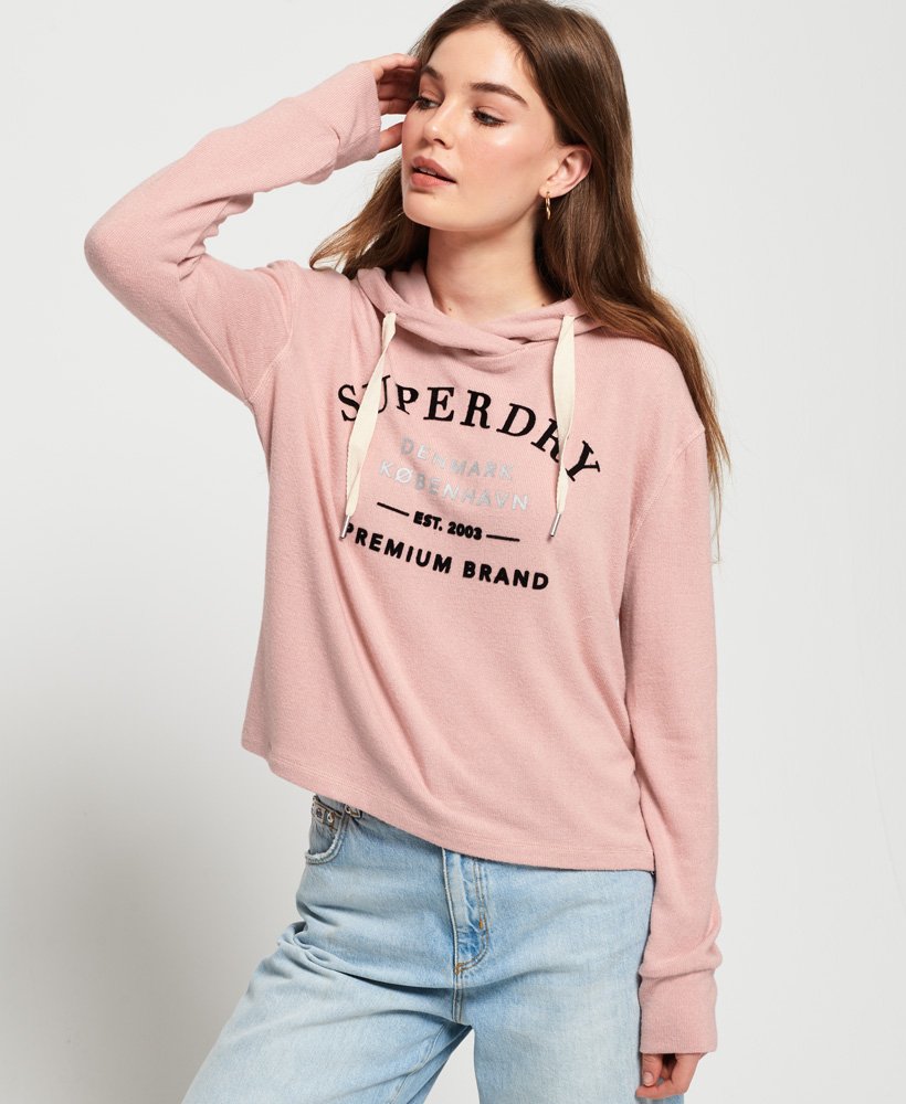 soft cropped hoodie