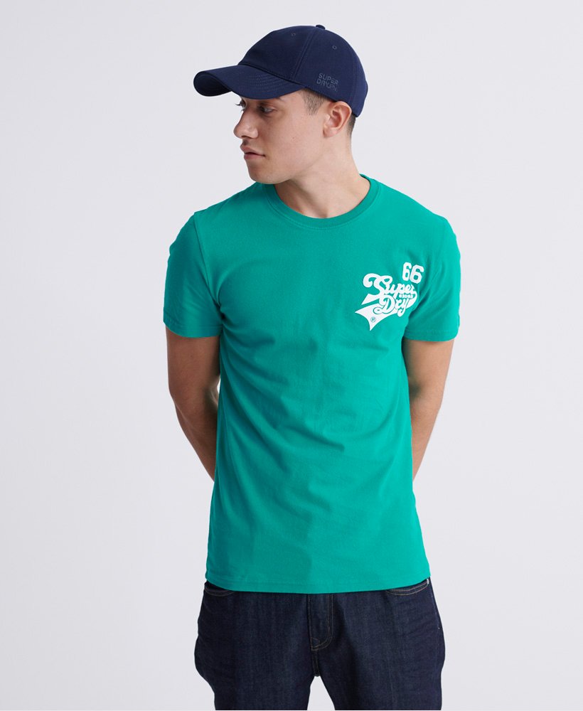 Superdry Klassisk T skjorte med skrift Herre T skjorter Superdry Klassisk T skjorte med skrift Herre T skjorter
