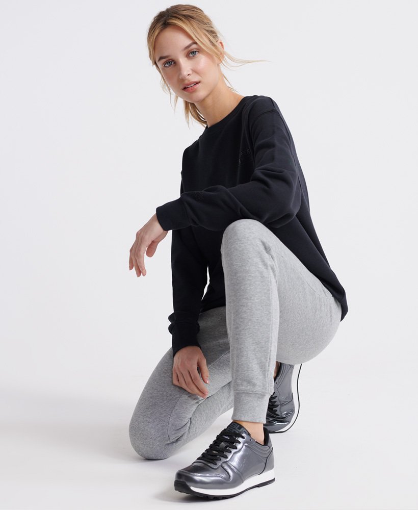 Damen-Sweatshirt mit Rundhalsausschnitt und langen Ärmeln in weiter Passform