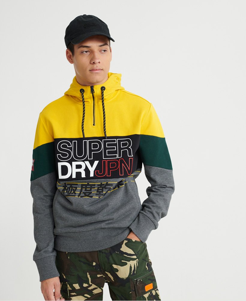 superdry half zip sweatshirt