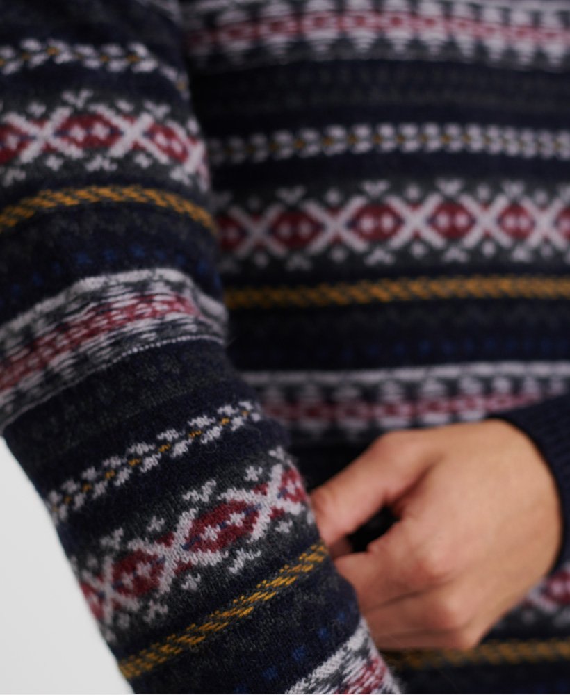 superdry fairisle jumper mens