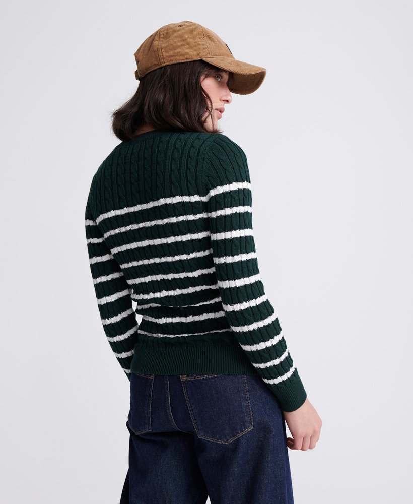 superdry croyde bay cable knit