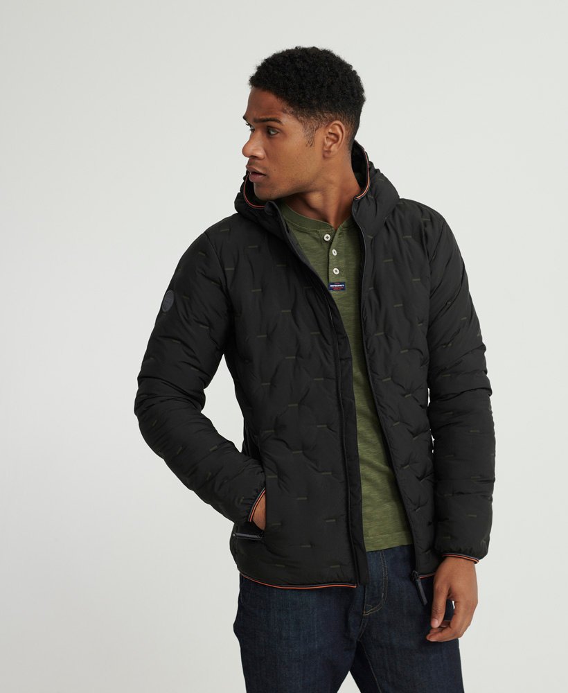 Superdry Woven Quilted Jacket Mens Jackets