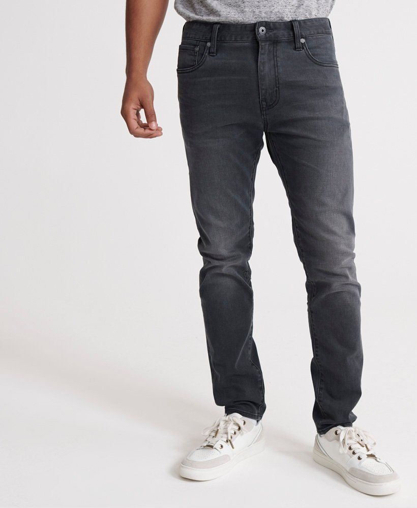 Mens - 03 Tyler Slim Jeans in Portland Washed Black | Superdry UK
