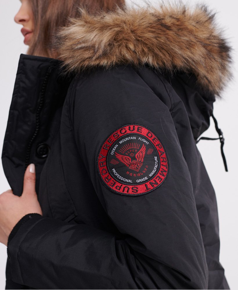 superdry coat logo