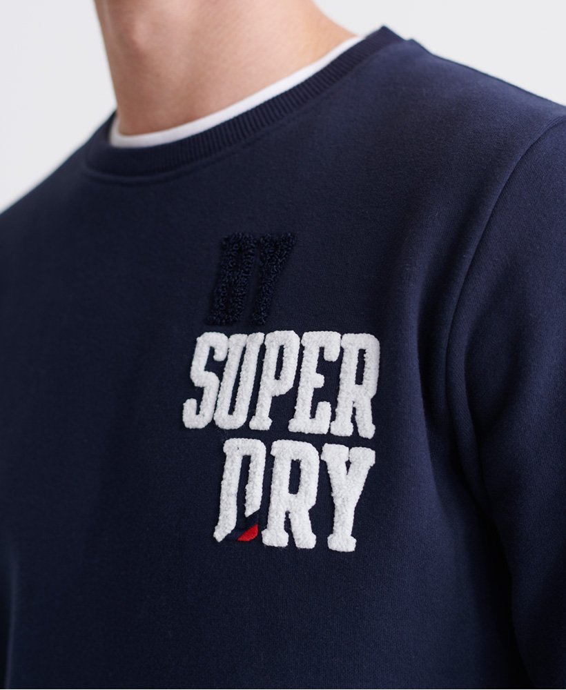 Superdry Mens Sdqb Superstack Crew Sweatshirt 