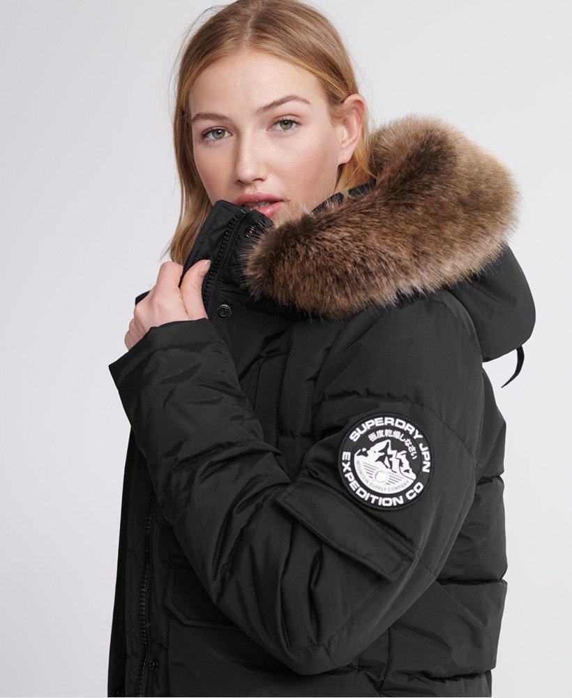 Ladies black 2024 superdry jacket