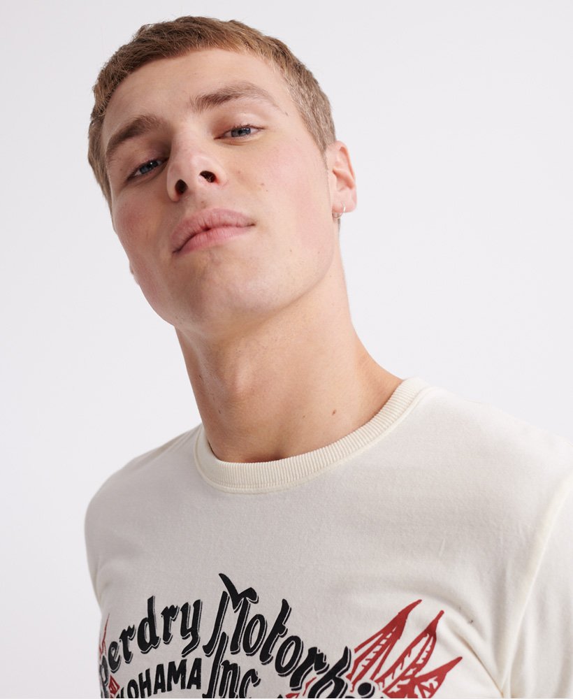 Superdry Merch Store Band T skjorte Herre T skjorter Superdry Merch Store Band T skjorte Herre T skjorter