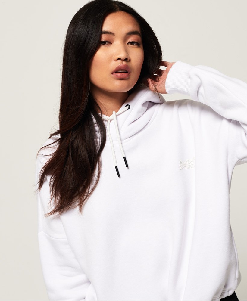 superdry elite crop hoodie