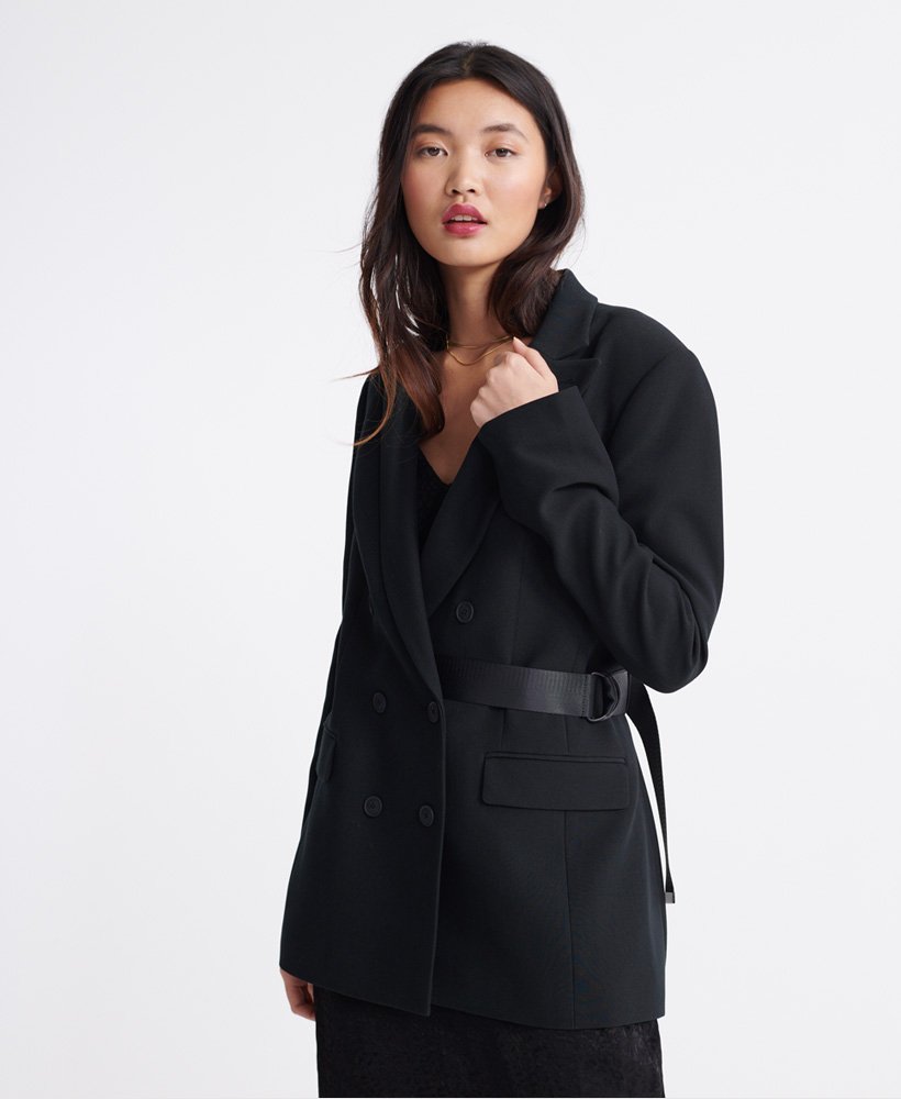 Womens - Edit Blazer in Black | Superdry UK