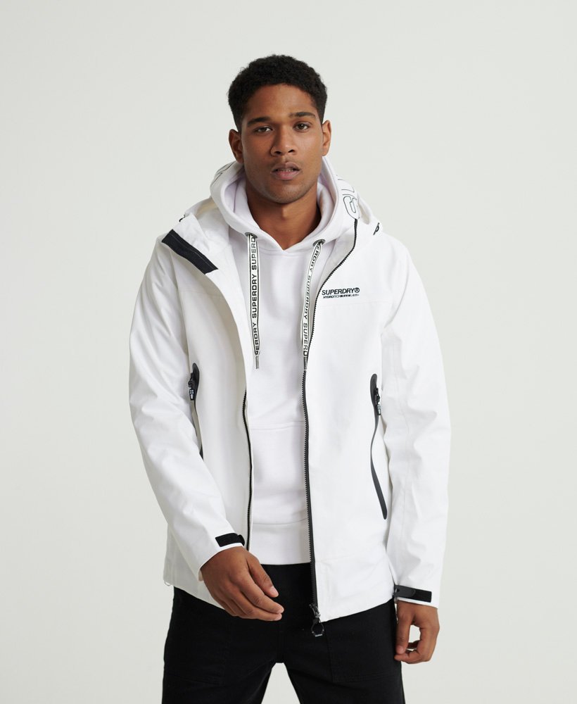 Superdry black and white on sale jacket