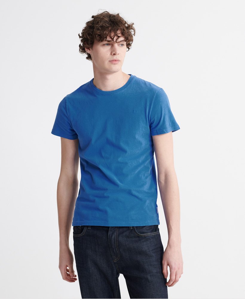 Mens - Edit Lite Jersey T-Shirt in Hyper Cobalt | Superdry