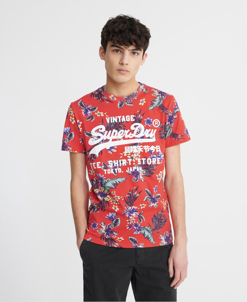 superdry t shirt red