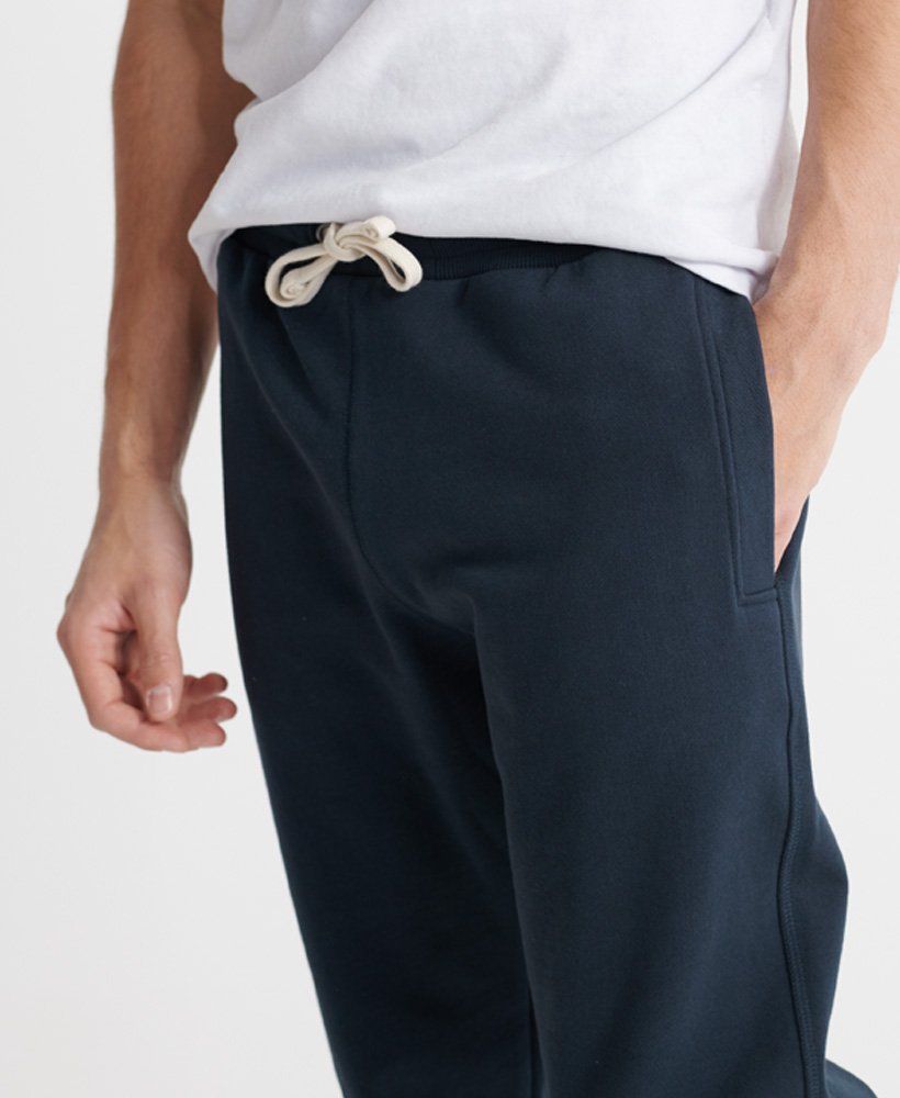 Mens - Organic Cotton Standard Label Loopback Joggers in Downhill Navy ...