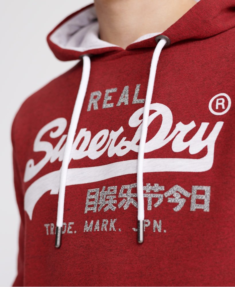 Superdry Mens Vintage Logo Premium Goods Heat Sealed Hoodie 