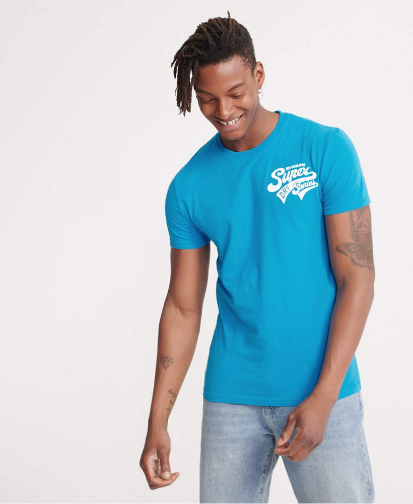 Superdry Klassisk T skjorte med skrift Herre T skjorter Superdry Klassisk T skjorte med skrift Herre T skjorter