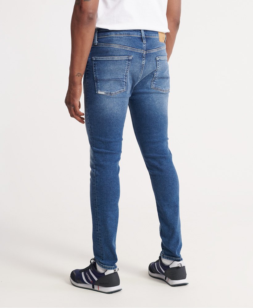 Mens - 02 Travis Skinny Jeans in Blue | Superdry UK