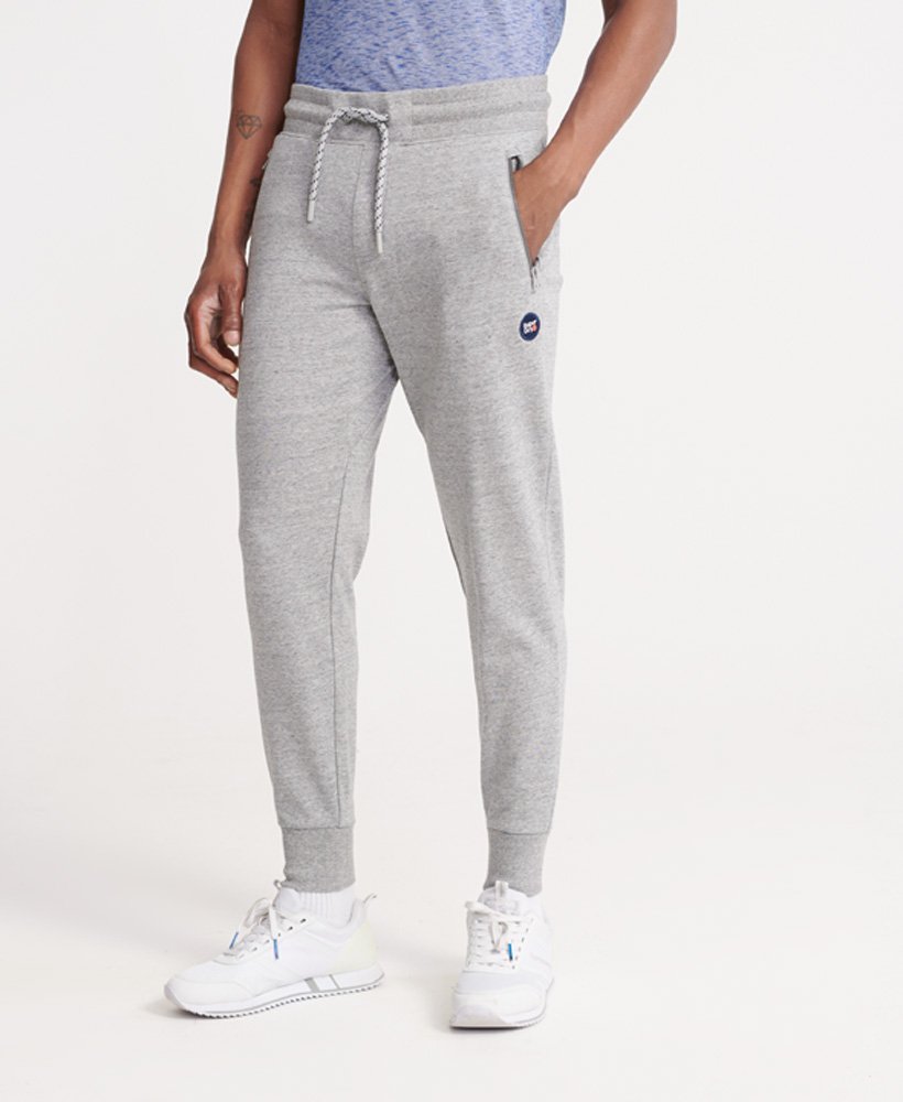 Mens - Collective Loopback Joggers in Collective Dark Grey Grit | Superdry