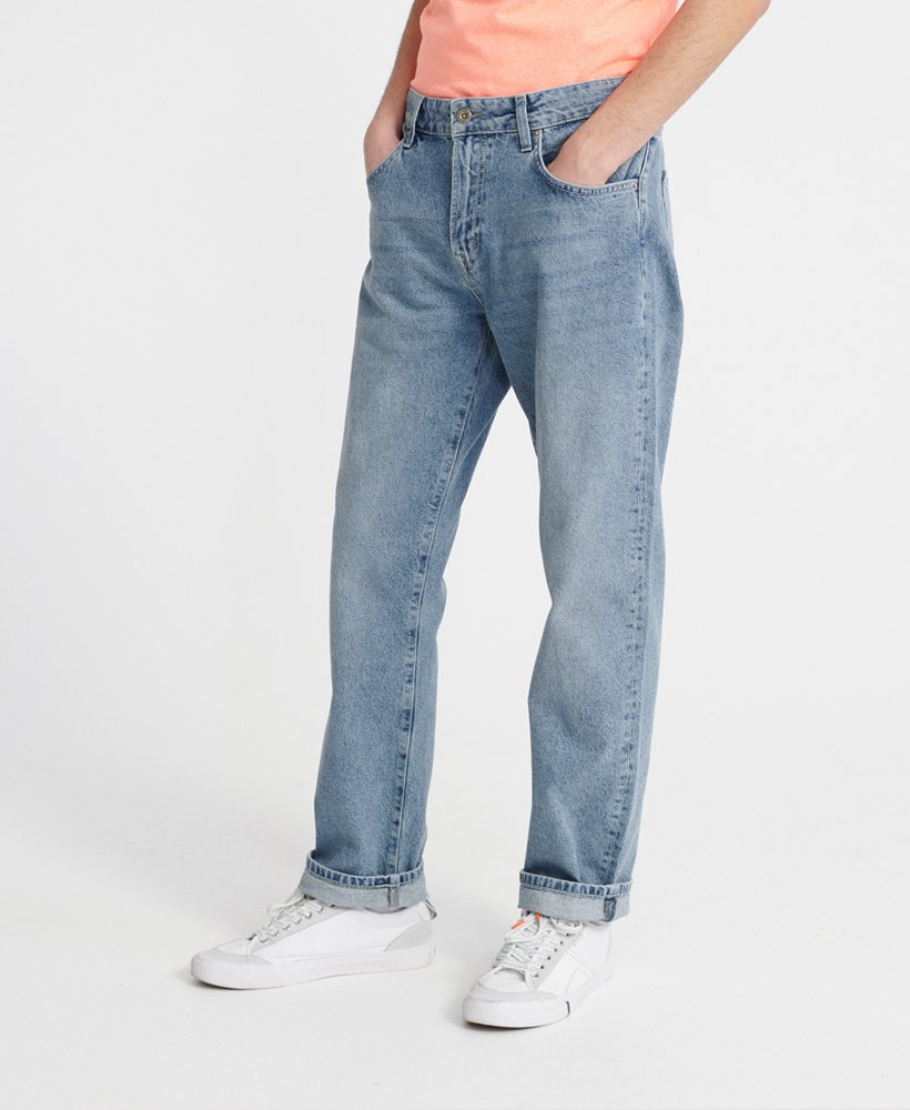 Vintage Jeans Herren Kleidung Jeans Gerade geschnittene Jeans Vintage Gerade geschnittene Jeans 
