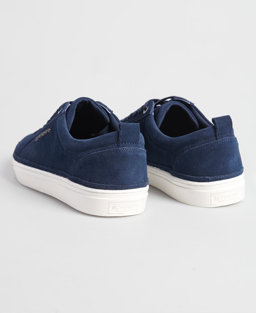 Mens - Truman Premium Lace Up Trainers in Navy | Superdry