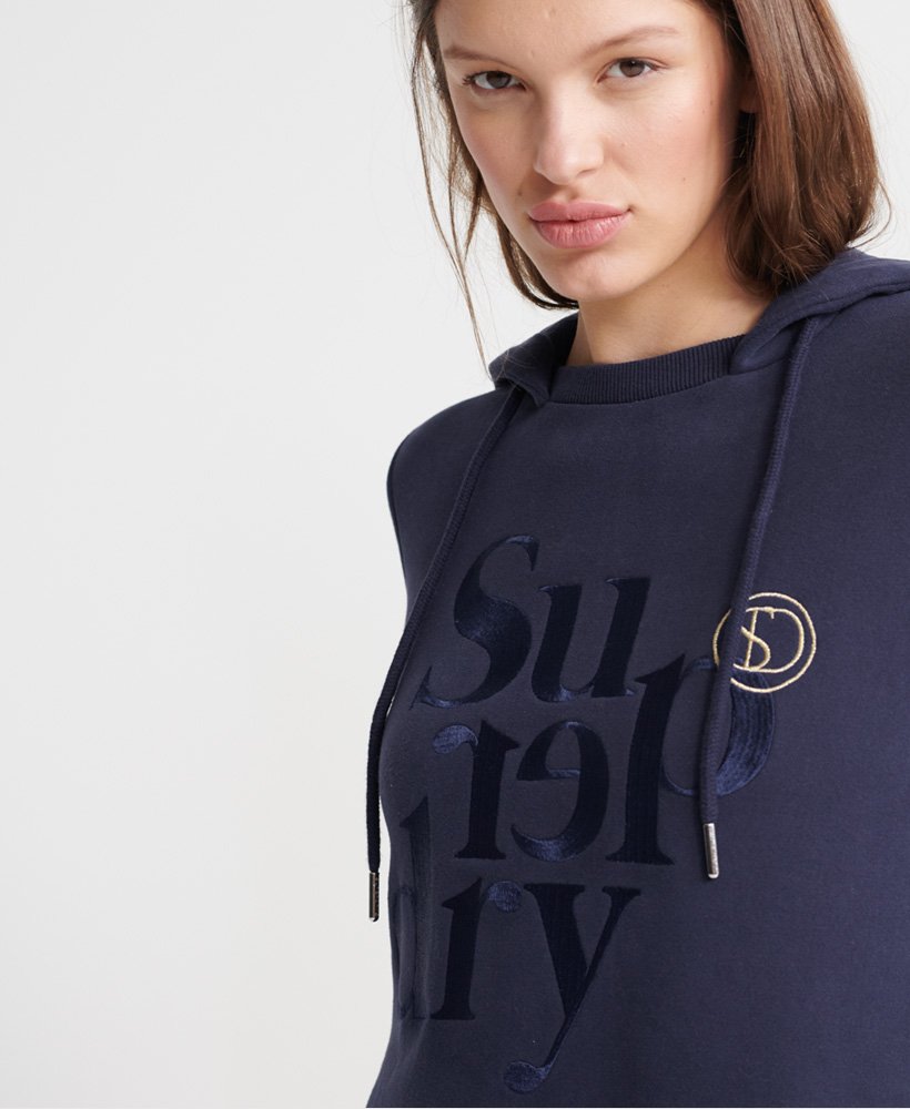 Superdry Harper Hooded Sweat Dress Women s Womens Dresses