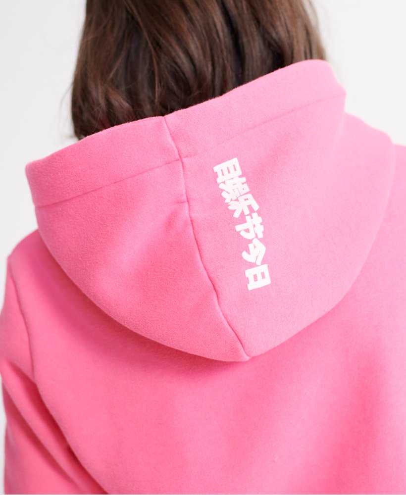 Womens pink best sale superdry hoodie