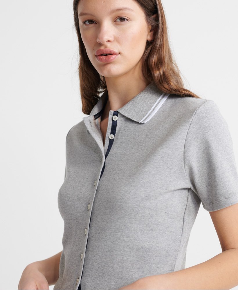 polo button down for women