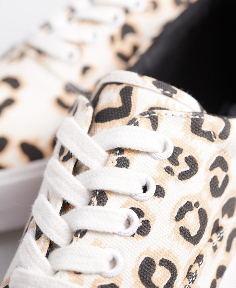 superdry leopard print trainers