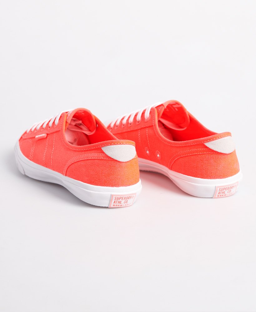 Womens - Low Pro Sneakers in Fluro Coral | Superdry