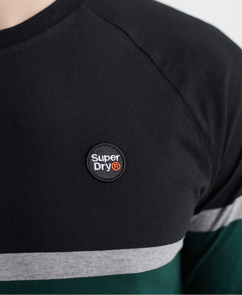 Superdry Men's Collective Colour Block Longsleeved T-Shirt Green 