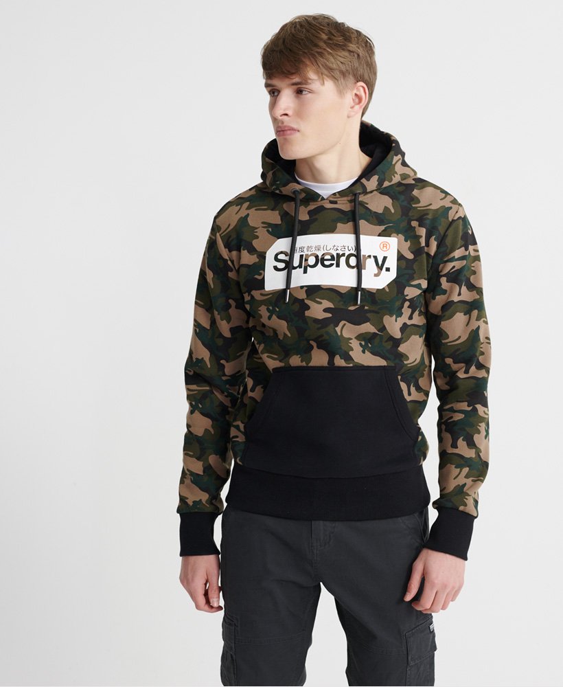 Superdry vintage clearance logo camo hoodie