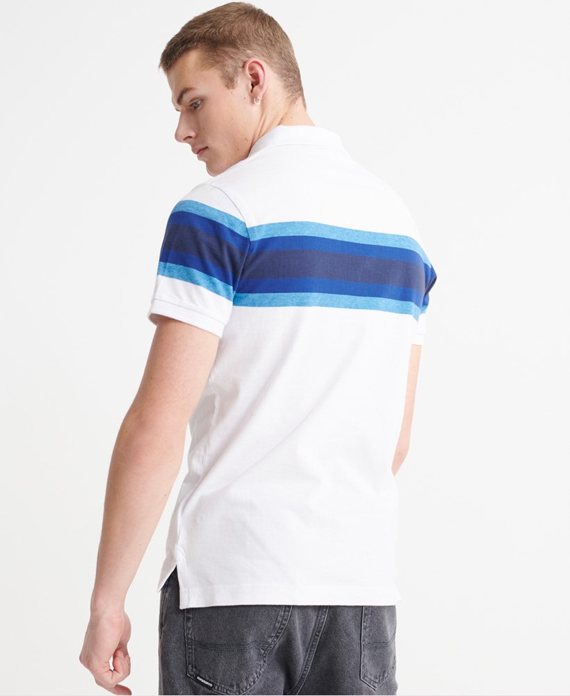 有机棉 malibu 条纹 polo 衫