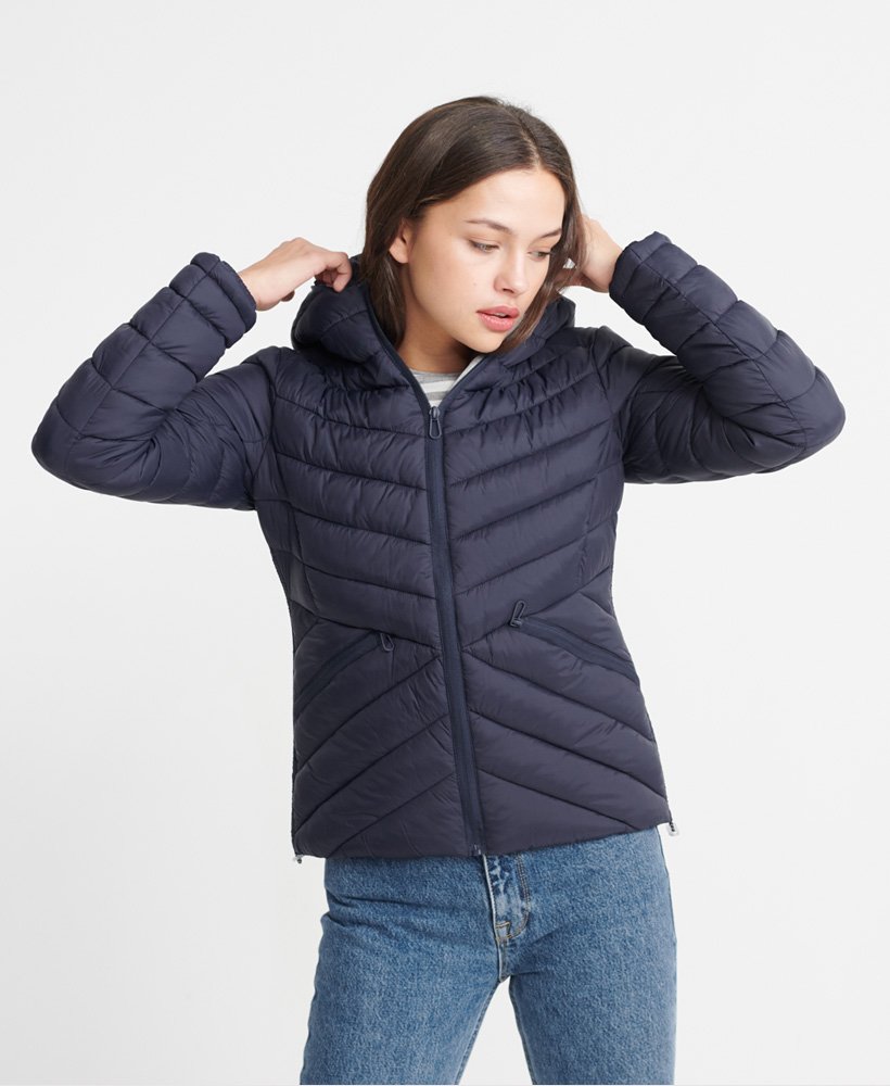 Superdry LS Essentials Helio Padded Jacket Chaqueta para Mujer