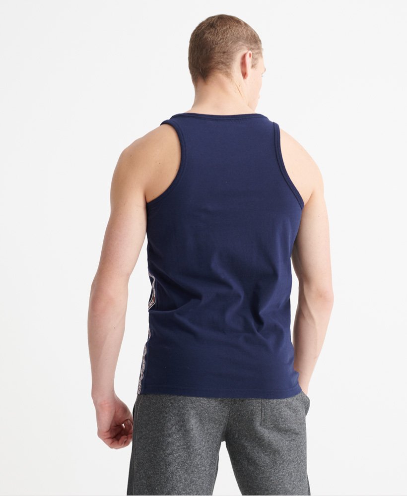 Men’s Sideline Trophy Vest Top in Navy Superdry