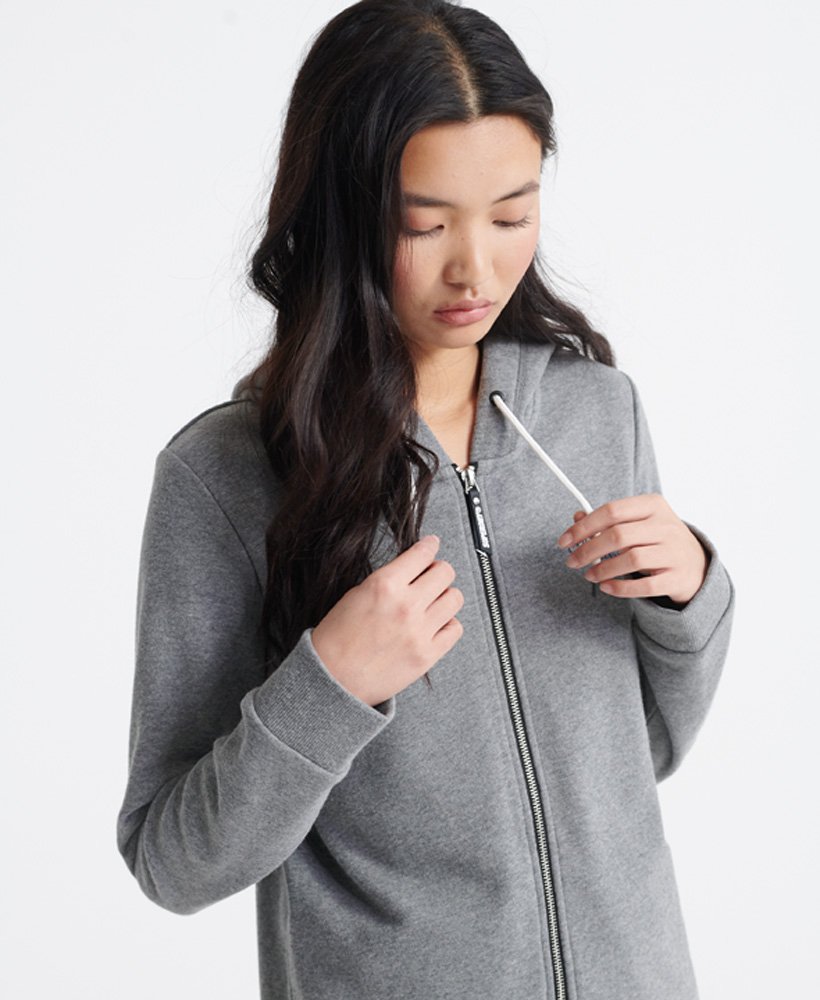 orange label elite loopback zip hoodie