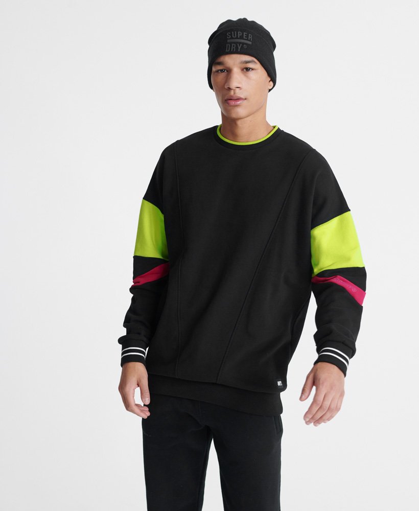 mens colour block sweatshirt