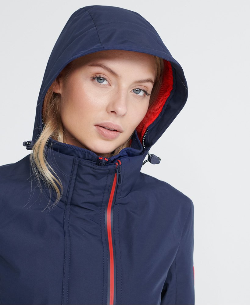Womens Essentials SD Tech Velocity Jacket in Atlantic Navy Superdry