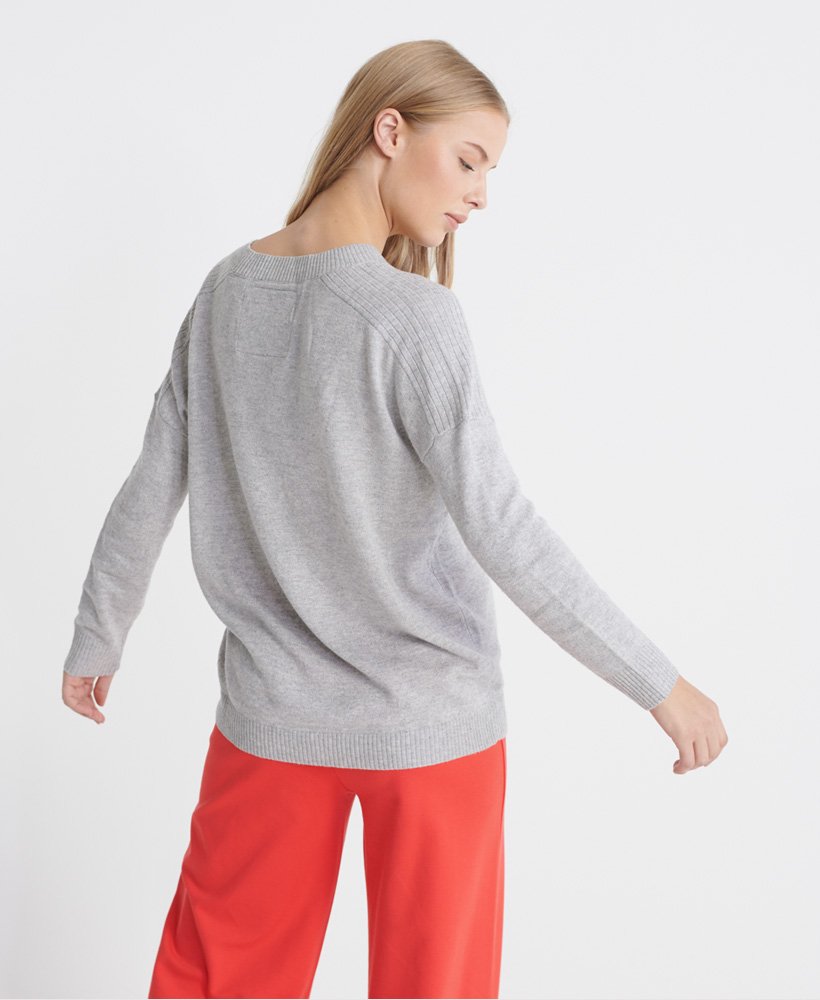 superdry v neck jumper