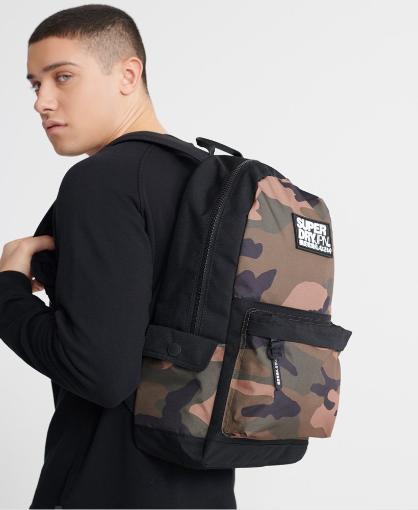 Mens - Block Edition Montana Backpack in Khaki | Superdry