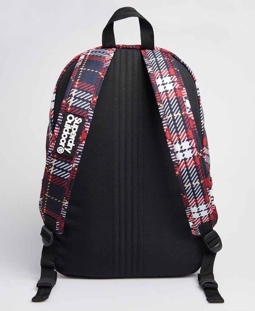 red superdry backpack
