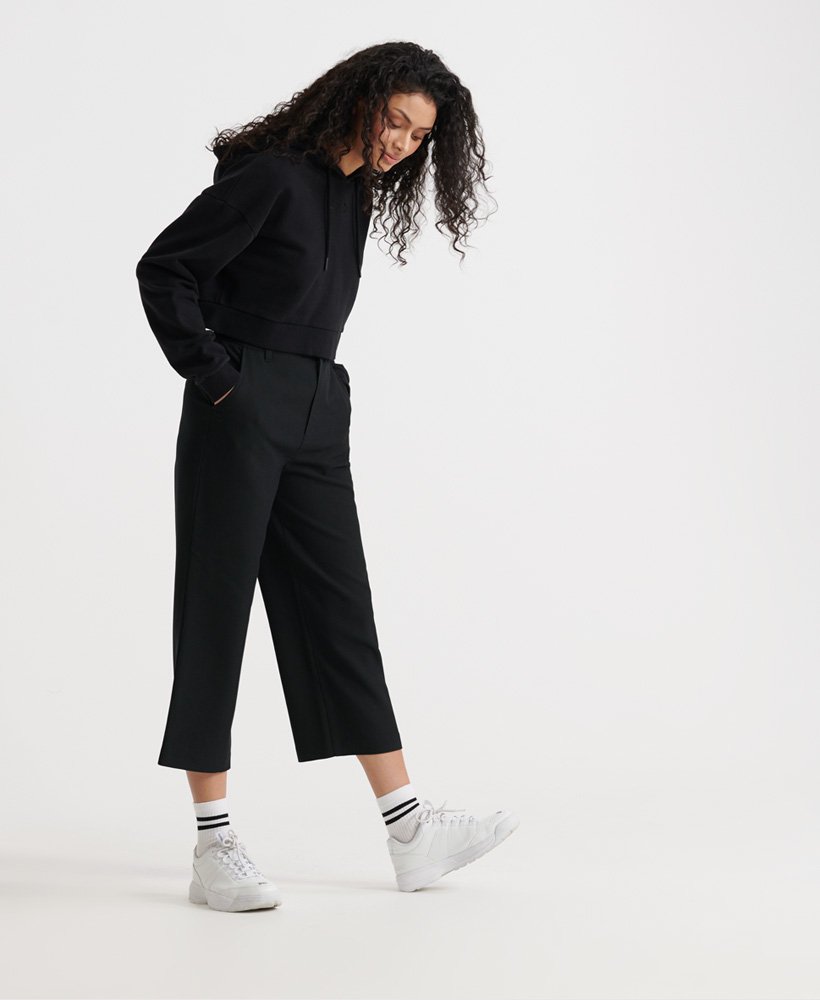 Superdry Edit bukse med vide ben Dame Bukser Superdry Edit bukse med vide ben Dame Bukser