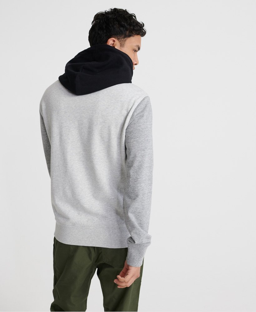 Mens - Collective Loopback Holcombe Hoodie in Collective Light Marl ...