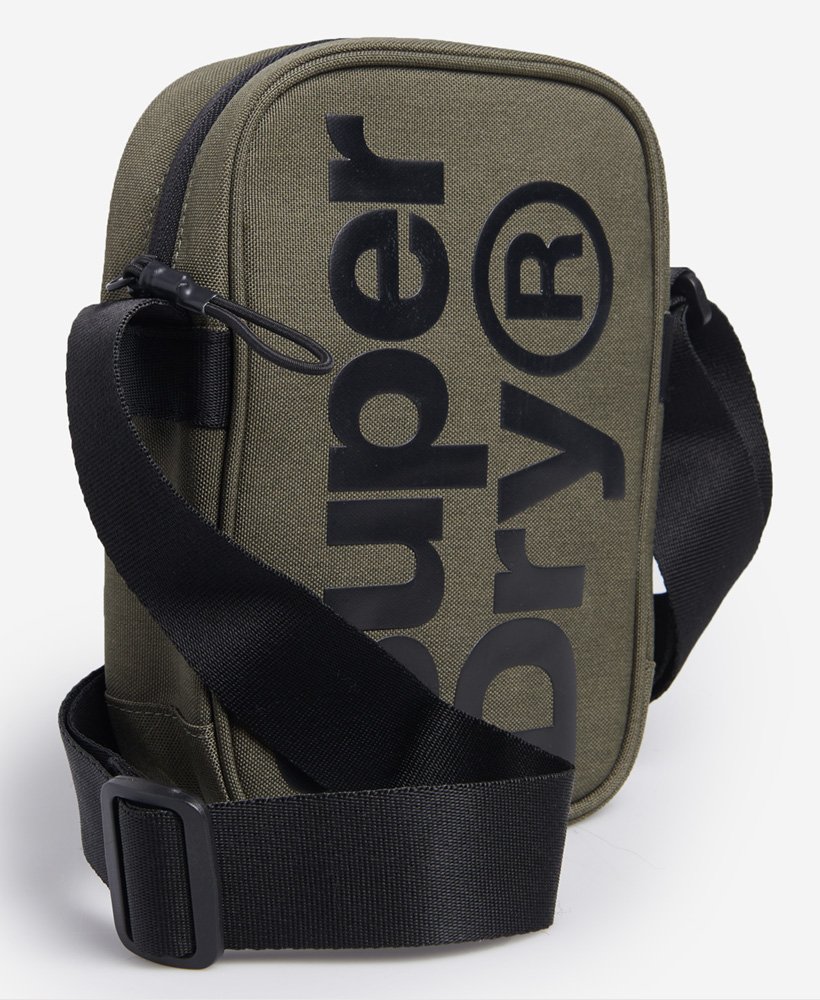 Mens Side Bag in Khaki Superdry IE
