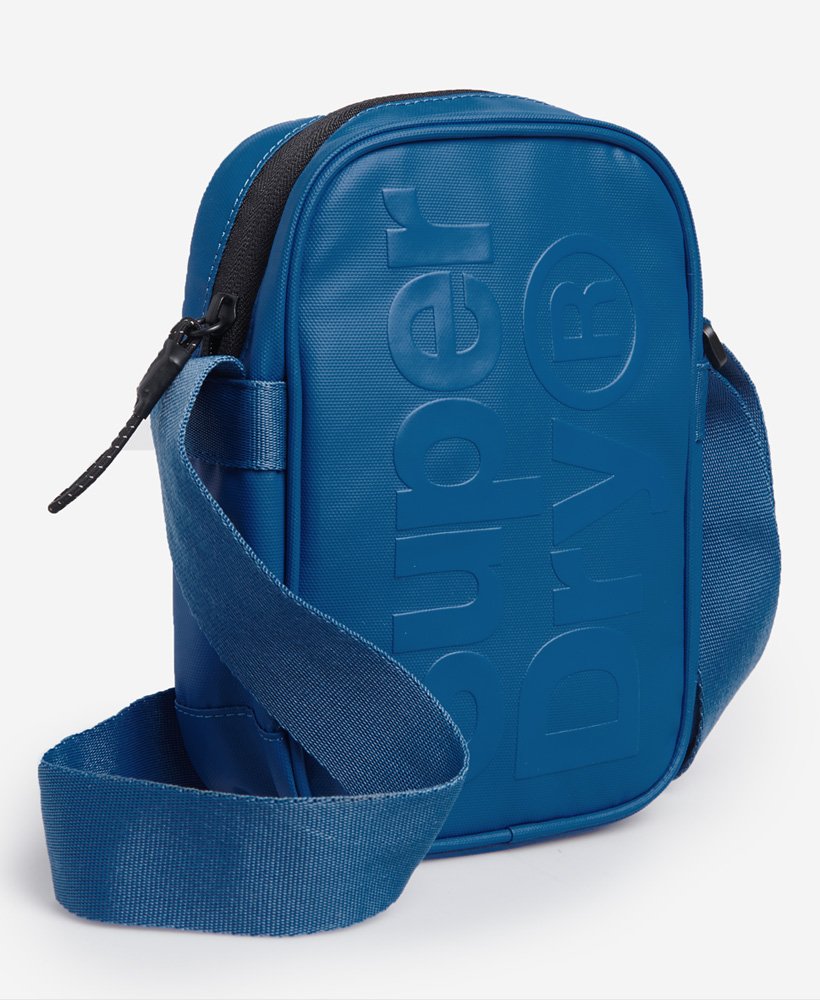 Mens - Side Bag in Dark Blue | Superdry