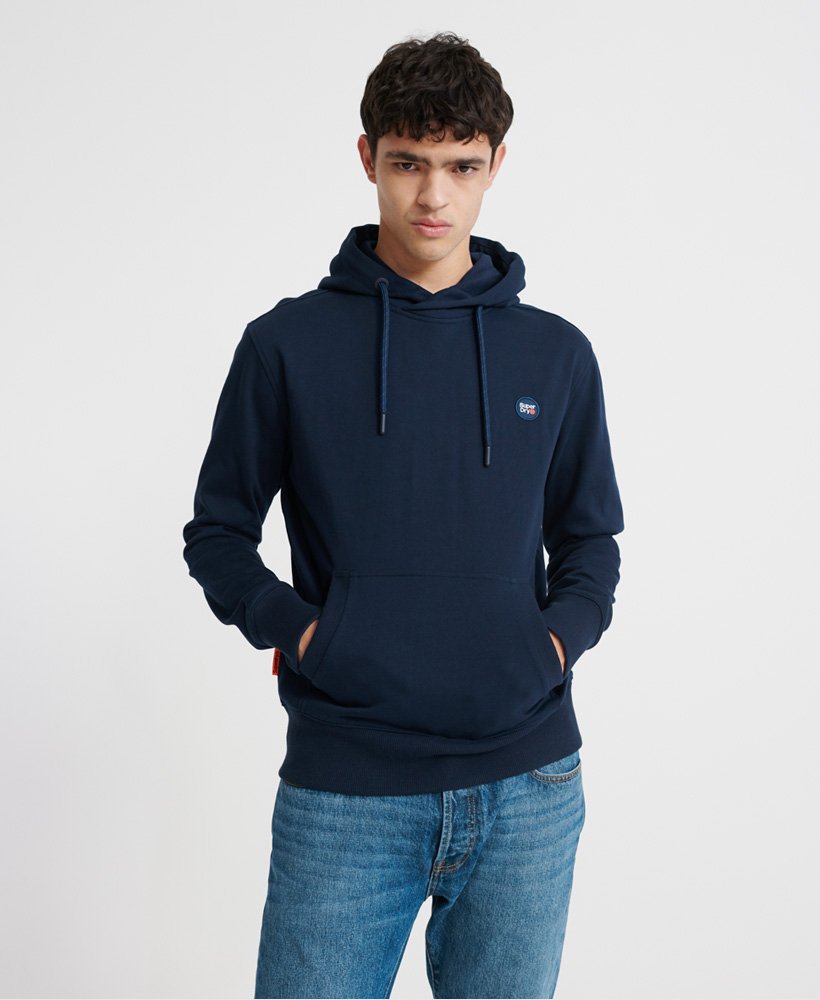 Mens - Collective Loopback Hoodie in Rich Navy | Superdry